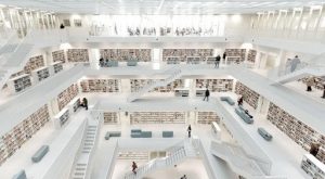 6. Biblioteka miejska w Stuttgarcie (Stuttgart, Niemcy)